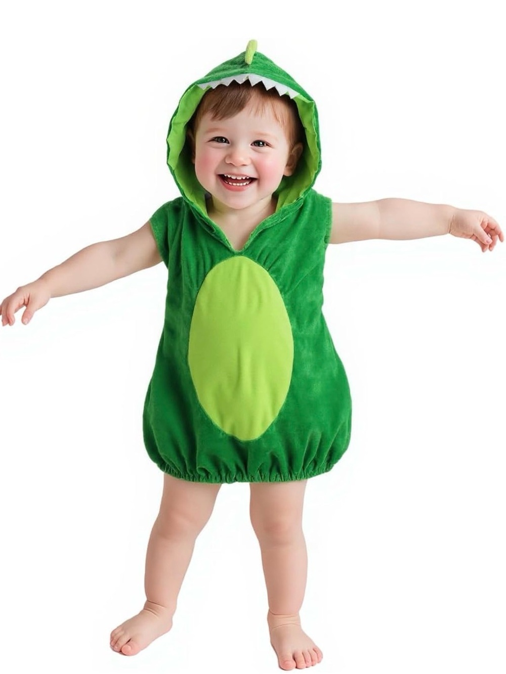 Green dinosaur costume toddler like new